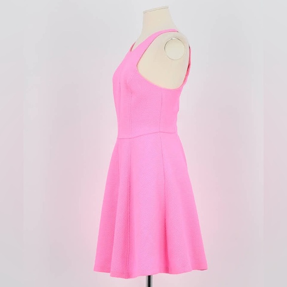 Sandro pink fit-and-flare sleeveless a-line mini dress - size 1 (Small) - Picture 3 of 6